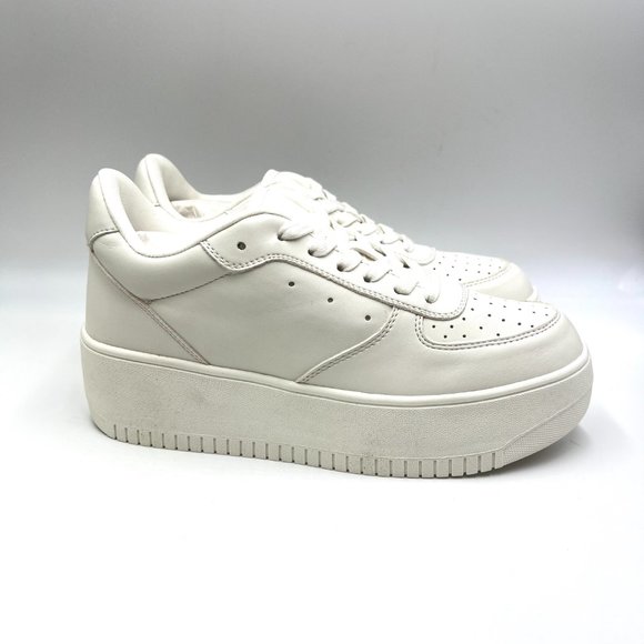 Steve Madden Shoes - Steve Madden Womens Size 10 10M Rocket White Chunky Platform Sneaker Shoes